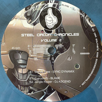 Various : Steel Circuit Chronicles Volume 2 (12", Blu)