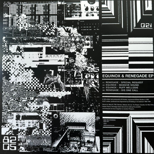 Equinox (3), Renegade* : EP (12", EP, Blu)