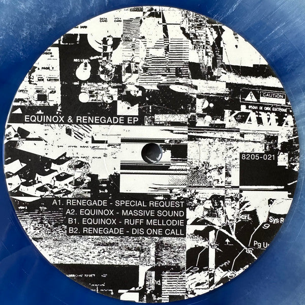 Equinox (3), Renegade* : EP (12", EP, Blu)