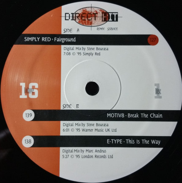 Various : Direct Hit Volume 16 (3x12", Comp, Promo)