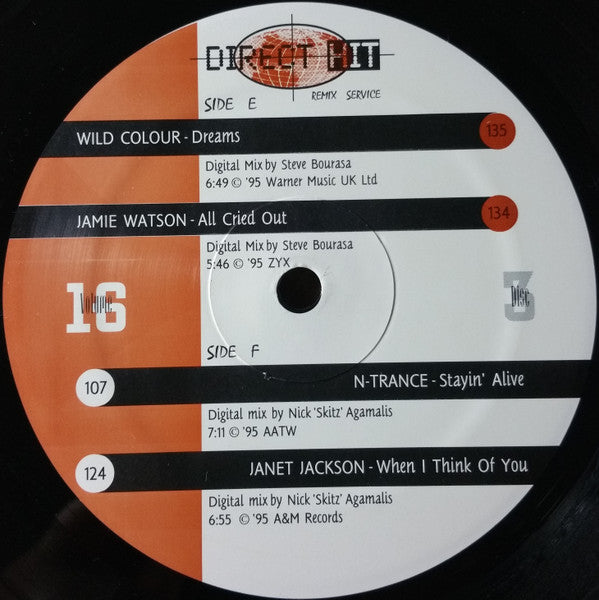 Various : Direct Hit Volume 16 (3x12", Comp, Promo)