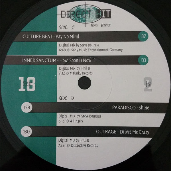 Various : Direct Hit Sector 18 (3x12", Comp, Promo)