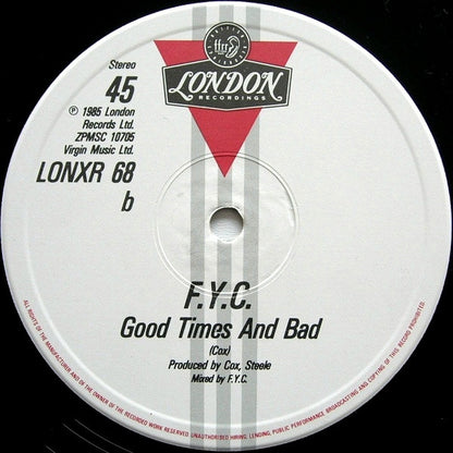 FYC* : Johnny Come Home (Remix) (12", Single, Pic)