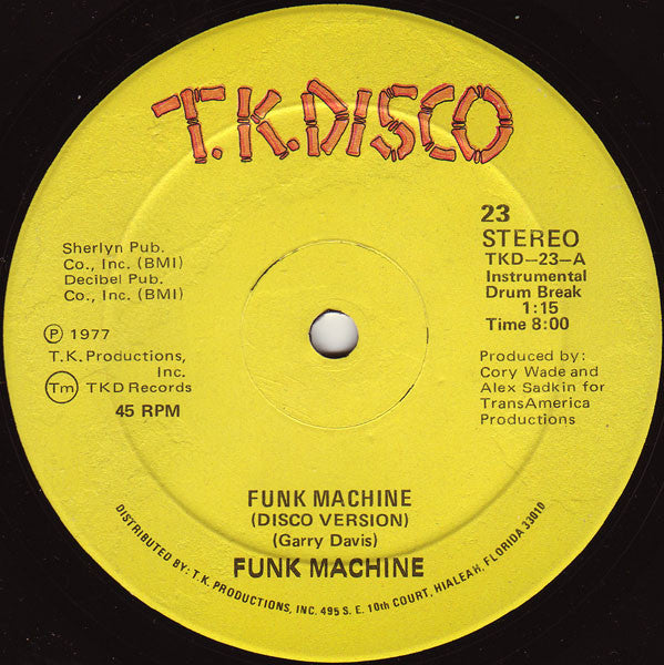 Funk Machine (2) : Funk Machine (12")