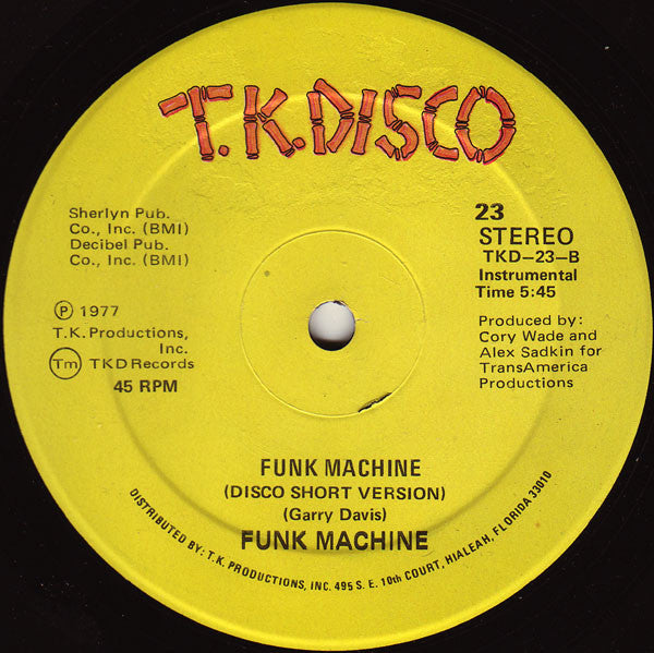 Funk Machine (2) : Funk Machine (12")