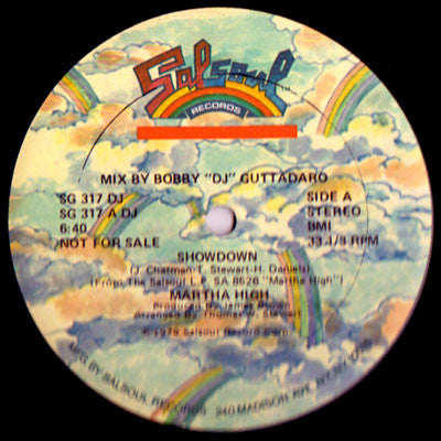 Martha High : Showdown (12", Single, Promo)