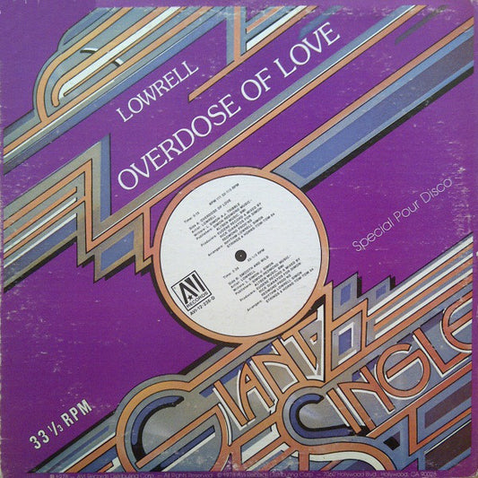 Lowrell* : Overdose Of Love (12")