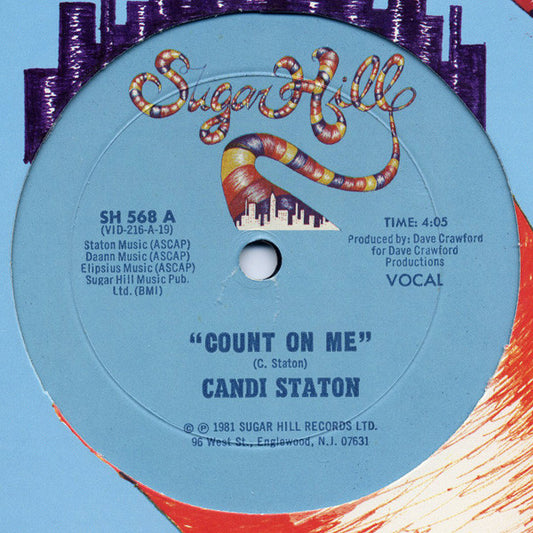 Candi Staton : Count On Me (12")