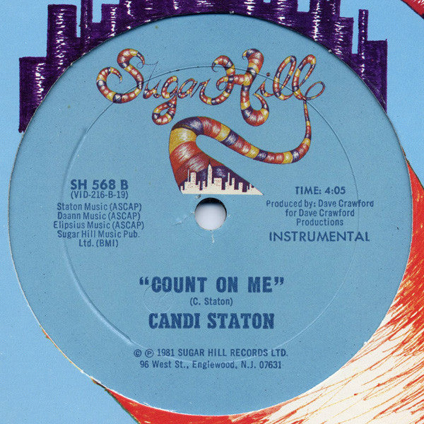 Candi Staton : Count On Me (12")