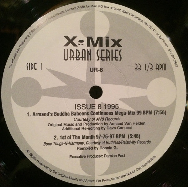 Various : X-Mix Urban Series 8 (12", Comp, Promo)