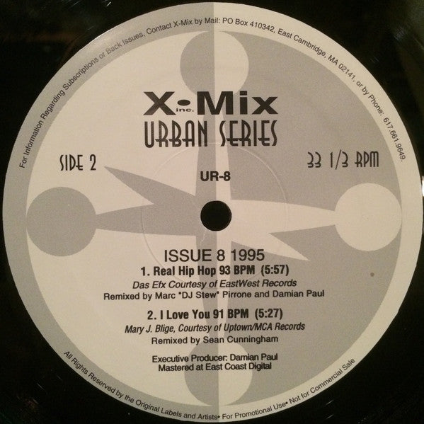 Various : X-Mix Urban Series 8 (12", Comp, Promo)