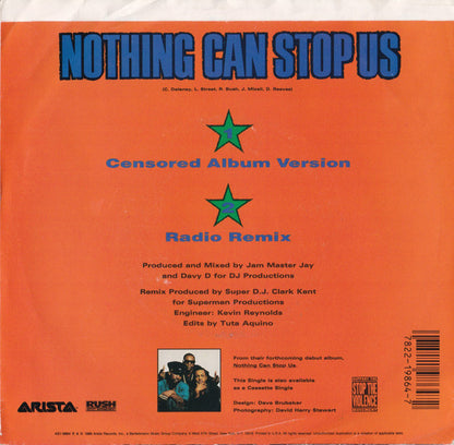 Serious-Lee-Fine : Nothing Can Stop Us (7", Single, Promo)
