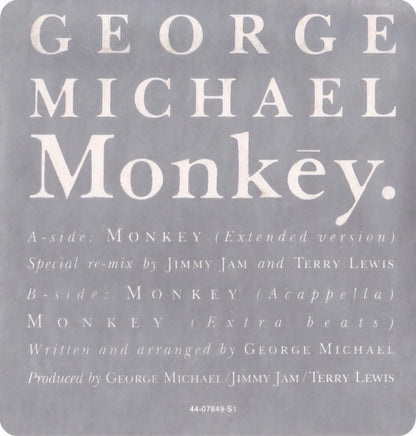 George Michael : Monkey (12")