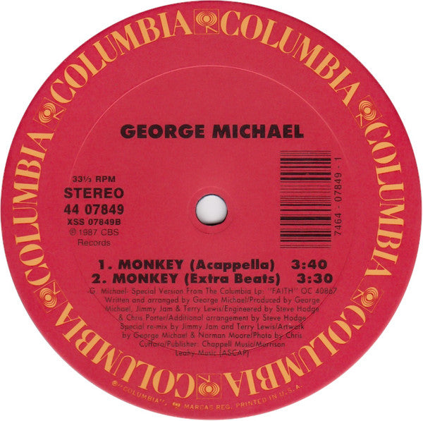 George Michael : Monkey (12")