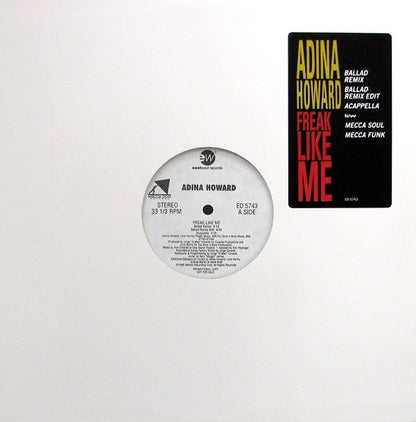 Adina Howard : Freak Like Me (12", Promo)