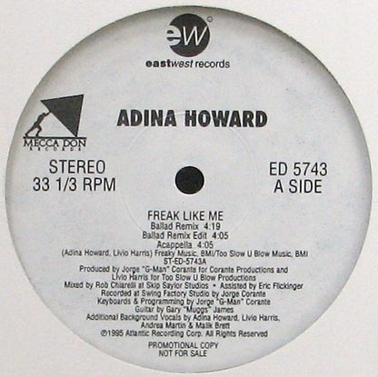 Adina Howard : Freak Like Me (12", Promo)
