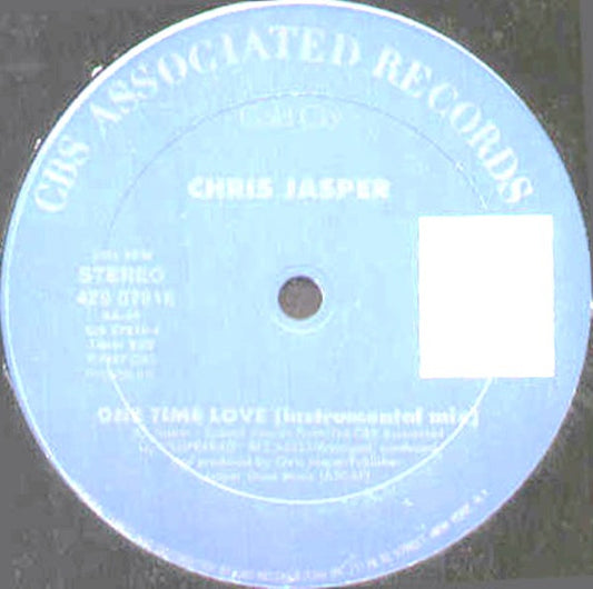 Chris Jasper : One Time Love (12")