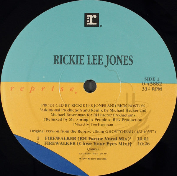 Rickie Lee Jones : Firewalker (2x12", Spe)