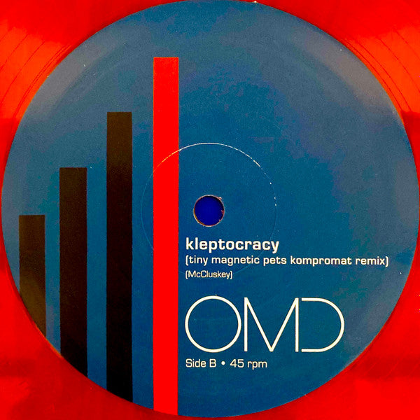 OMD* : Kleptocracy (12", Single, Ltd, Red)