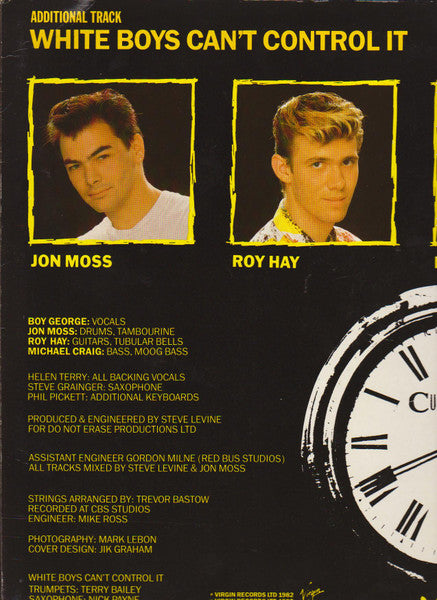 Culture Club : Time (Clock Of The Heart) (12", Single, Ltd, Pos)
