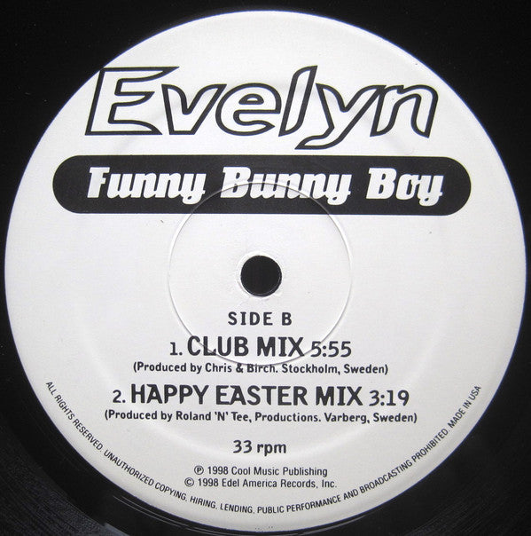 Evelyn : Funny Bunny Boy (12")