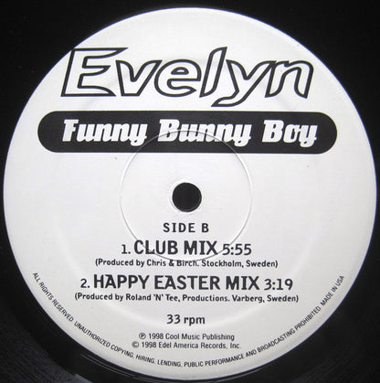 Evelyn : Funny Bunny Boy (12")