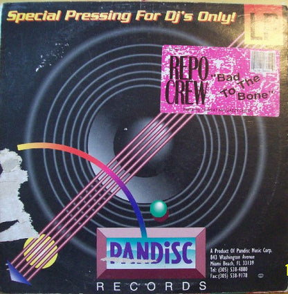 Repo Crew : Bad To The Bone (LP, Album, Promo)