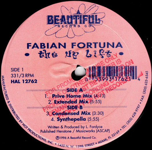 Fabian Fortuna : The Up Lift (12")