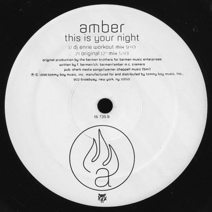 Amber : This Is Your Night (12", Promo)