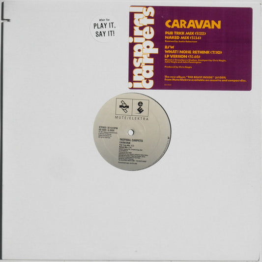 Inspiral Carpets : Caravan (12", Promo)