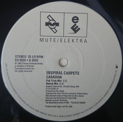 Inspiral Carpets : Caravan (12", Promo)