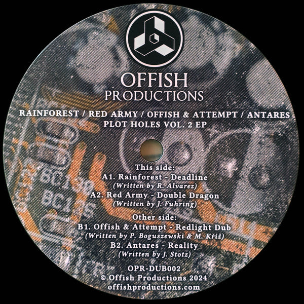 Rainforest (4) / Red Army / Offish & Attempt (3) / Antares (36) : Plot Holes Vol. 2 EP (Lathe, 10", EP)