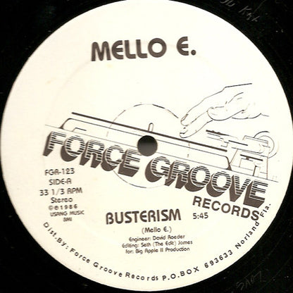 Mello E. : Busterism (12", Bla)