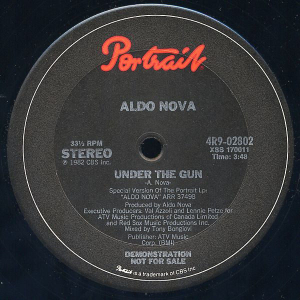 Aldo Nova : Fantasy (12", Promo)
