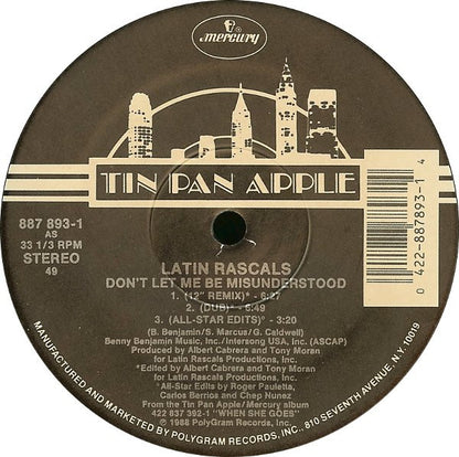 Latin Rascals* : Don't Let Me Be Misunderstood (12")