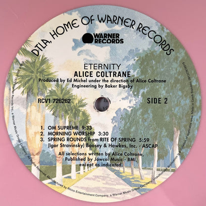Alice Coltrane : Eternity (LP, Album, Club, RE, RM, Ora)