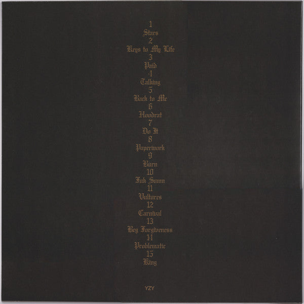 ¥$, Kanye West, Ty Dolla $ign : Vultures 1 (2xLP, Album)