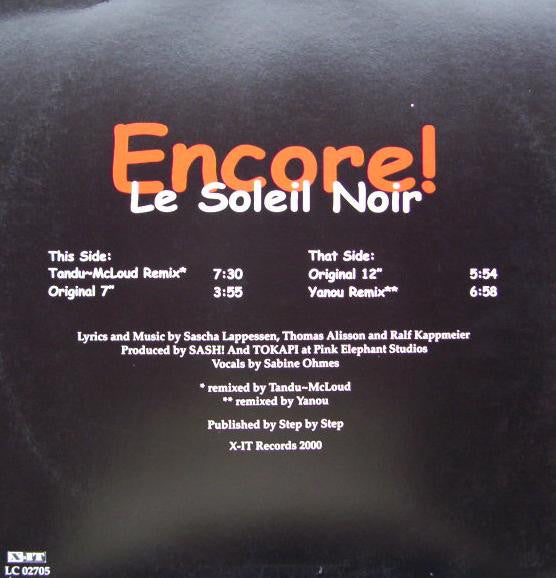 Encore! : Le Soleil Noir (12")