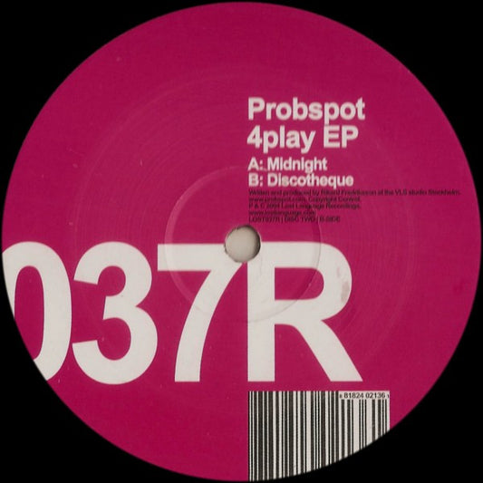 Probspot : 4play EP (12", EP, 2/2)
