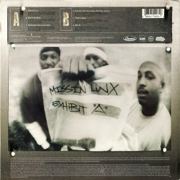 Missin' Linx : Exhibit A (12", EP)