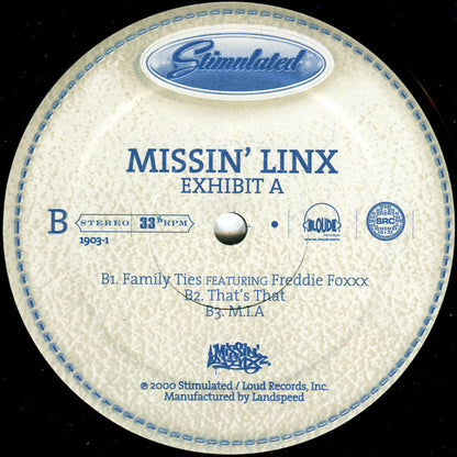 Missin' Linx : Exhibit A (12", EP)