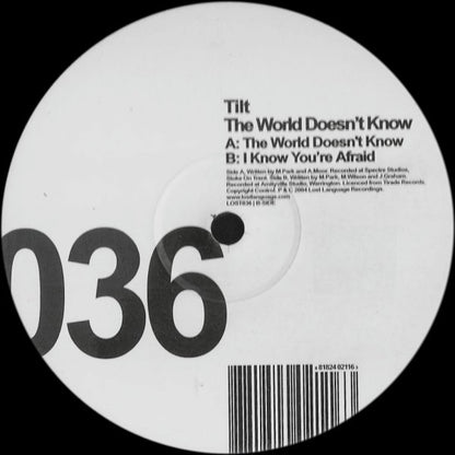 Tilt : The World Doesn't Know (12", Single)