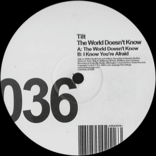 Tilt : The World Doesn't Know (12", Single)