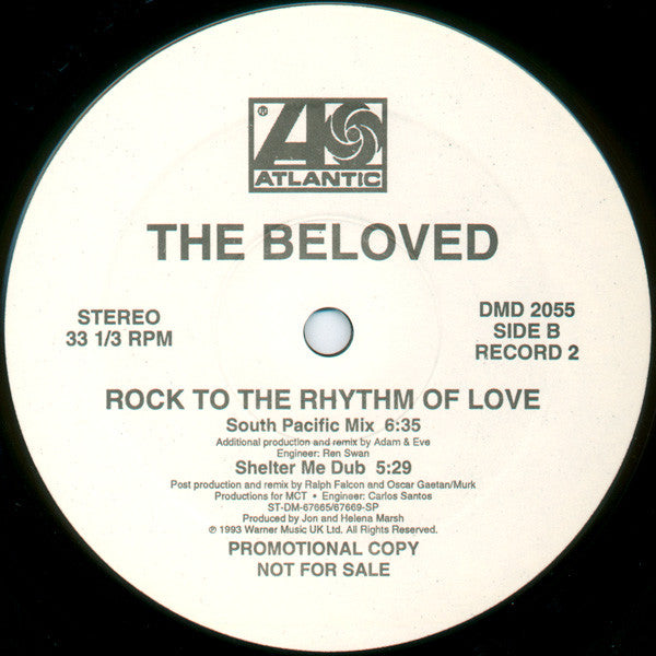 The Beloved : Rock To The Rhythm Of Love (2x12", Single, Promo)
