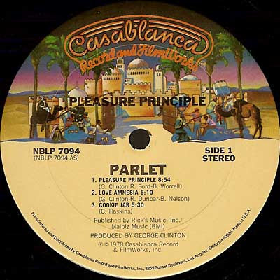 Parlet : Pleasure Principle (LP, Album, Pit)