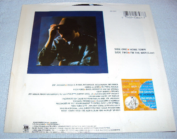 Joe Jackson : Home Town (7", Single, W)