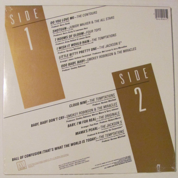 Various : Motown Male Groups - Top 10 With A Bullet! (LP, Comp)