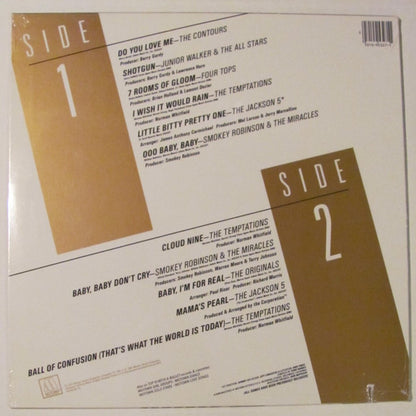 Various : Motown Male Groups - Top 10 With A Bullet! (LP, Comp)