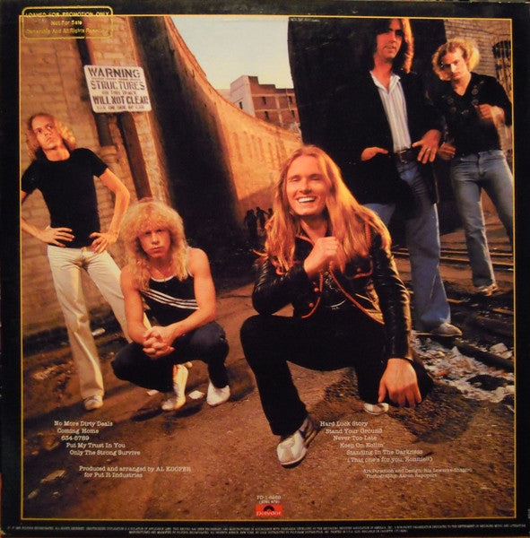 Johnny Van Zant Band : No More Dirty Deals (LP, Album, Pit)