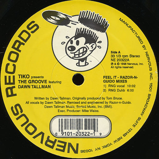 Tikko* Presents The Groove (4) Featuring Dawn Tallman : Feel It (12")